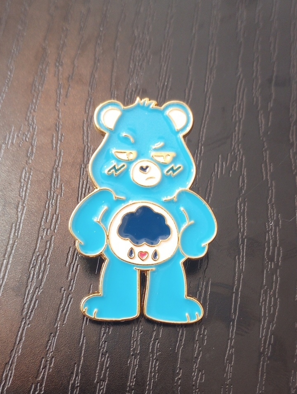 Care Bears Blue Grumpy Bear Enamel Brooch Pin